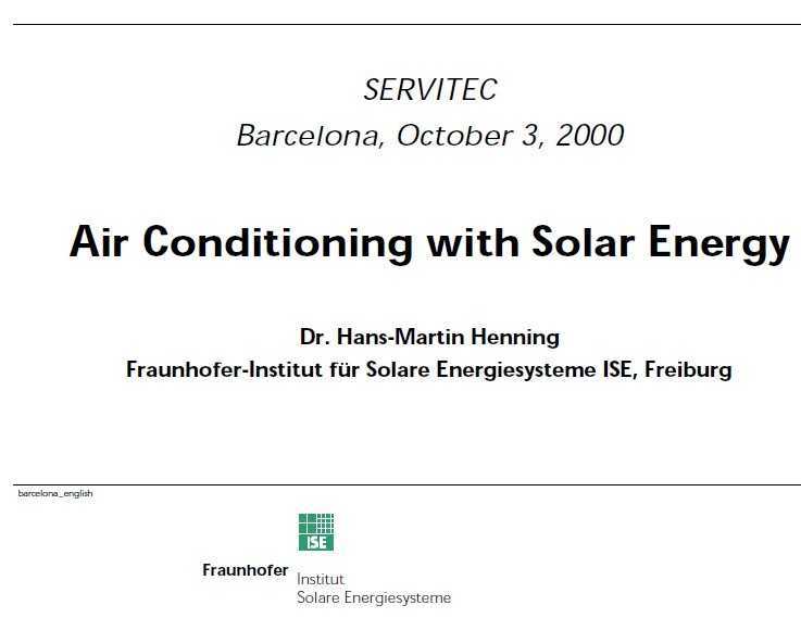 ̫ܿյ Air-conditioning-with-solar-energy