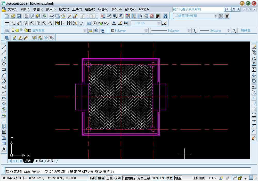 AutoCAD ԰֮ͤƽͼ