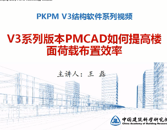 PKPM V3ϵPMCAD¥زЧʽѧƵ