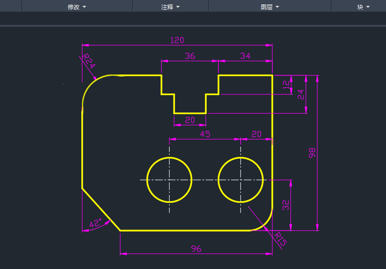 CADôһ޸ıעɫأ7