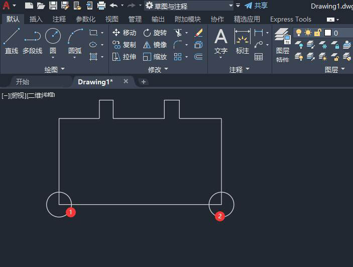 cad2022λڰԲ,cadڰԲǵķ2